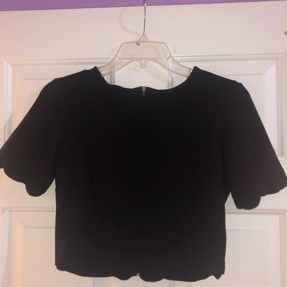 Ted Baker Black Crop Top